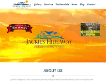 Tablet Screenshot of jackieshideaway.com